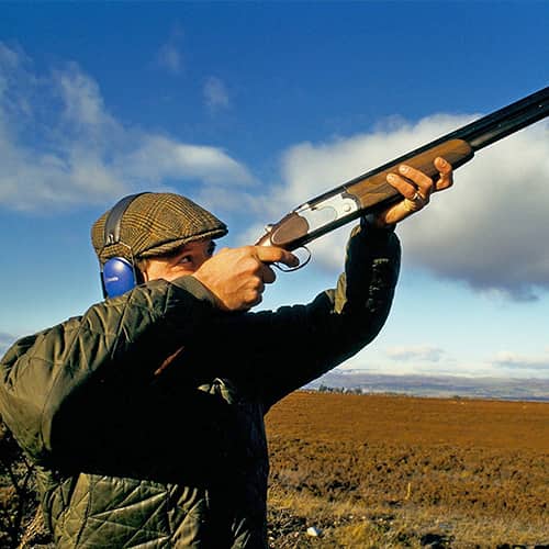 Clay pigeon shooting